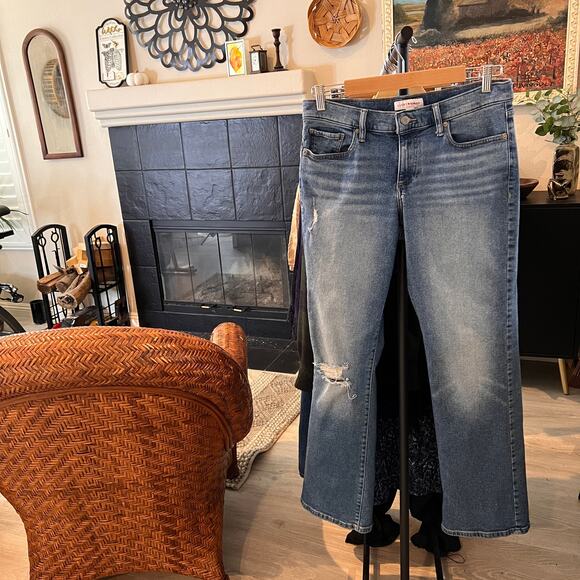 Lucky Brand Jeans Womens Size 8/29R Easy Rider Boot Distressed Medium Wash - Picture 16 of 16